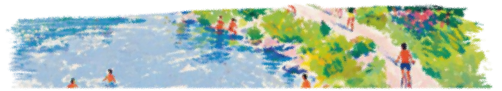 Illustrated home landscape
